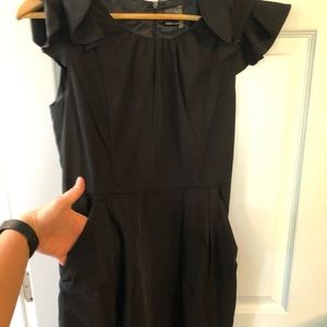 Black dress with sleeve